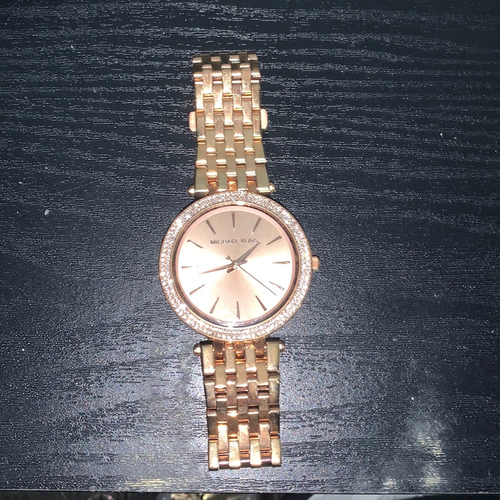 Rose gold Michael Kors watch
